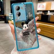 Vivo Y17s Y17 Y15 Y12 Y11 Y19 Y20 Y20s Y20i Y12s Y20sG Mickey Phone Case Full Mobile Cover Protection Crystal Candy Case Lens Protection Shell