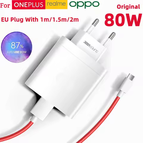 Original Oneplus Charger 80W SuperVOOC Adapter Usb C Cord One Plus 13S 12 11 10 Nord 5 4 9 For OPPO 