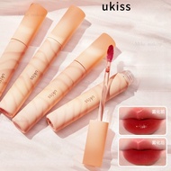UKISS Lip Glaze 水雾唇釉哑光不粘杯 Water Mist Lip Glaze Matte Waterproof And Sweatproof Long-Lasting Non-Stic