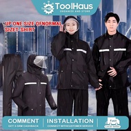 Oxford Cloth Raincoat Motorcycle Rainsuit Waterproof Set With Coat Pants Free Eco Bag Perfect For Ma