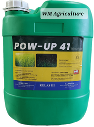 20L POW-UP Glyphosate 41% Weed Killer Racun Rumput Rumpai 杀草剂 HerbicideGeneric to Roundup/Ecomax/Typ