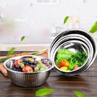 [HCM]BỘ CHẬU THAU 5 MÓN NHÀ BẾP INOX