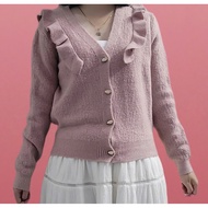 [2HAND SWEATSHIRT] PINK CARDIGAN SWEATSHIRT