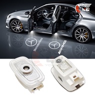 2Pcs Mercedes Benz Car Door Logo Welcome Light For CLA C118 W118 CLS C257 W257 Led Projector Lamp Ac