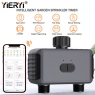 Yieryi Smart Sprinkler Timer WiFi Water Timer Automatic Irrigation Timer Garden Faucet Timer Hose Timer with Tuya App Control for IrrigationLawn Farming