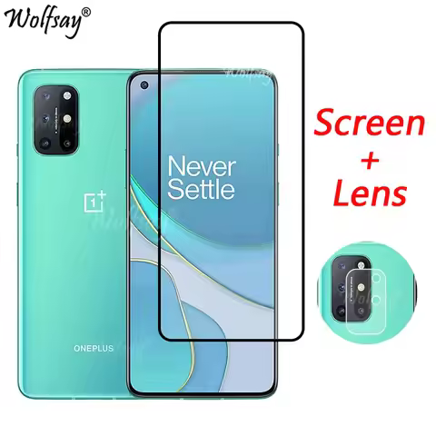 Tempered Glass For OnePlus 8T Screen Protector OnePlus 8T 9R Nord 2 N100 N10 N200 CE 2 Lite 5G Camer