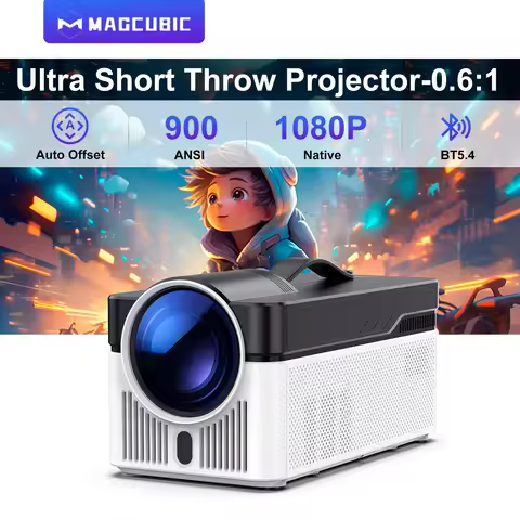 Magcubic HY450 Projector Home Projector Ultra Short Throw 900 ANSI Auto Offset 1080P 8K Electronic F