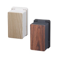 YAMAZAKI home organiser Outlet Guard Woody Black