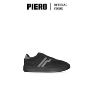 Piero Sepatu Sneakers Derby Slip Junior (Jr) Black Raven Black