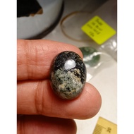 BATU TABASHEER TOK WALI NATURAL SERPENTINITE SAIZ BESAR CABOCHON CUT SIZE: 15 X 19 X 6  MM 19.25 CT.