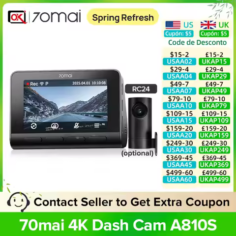 70mai Dash Cam 4K A810S