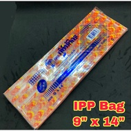 TAPAU : 9 x 14  INCH  IPP BAG Assorted Colour Candy Gift Plastic Bag