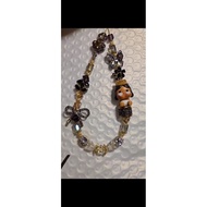 Phome strap black gold crybaby ori popmart