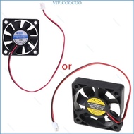 VIVI DC 12V 0 12A 2-Pin 50x50x10mm PC Computer CPU System Brushless Cooling Fan 5010
