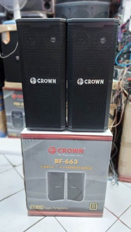 Crown BF-663 Karaoke Baffle Speaker 300w Pair