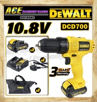 Dewalt DCD700C2 10.8V Cordless Drill Driver 10mm( DCD700C2 / DCD700 )