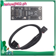 USB Hub USB Splitter USB2.0 9Pin to Dual 9Pin Hub Adapter Riser Motherboard USB 9Pin Connector 1 to 