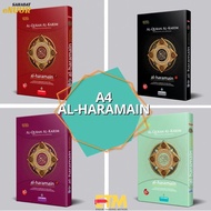 AL QURAN HARAMAIN I SAIZ A4 I TULISAN JELAS DAN BESAR