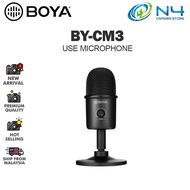 BOYA BY-CM3 Desktop USB Microphone for PC Gaming Computer Android Mac Streaming Podcasting Vocals Instrument Recording