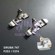 MESIN P253 F374 SIRUBA 747 4-Thread Overlock Sewing Machine TYPICAL JACK SIMARU