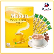 MAXIM Coffee Mocha Gold Sticks famous Korean Coffee 100 sachets