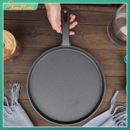 【Fast Delivery】20cm Cast Iron Skillet Thickened Omelette Pan Round for Frying Saute Cooking Pizza &