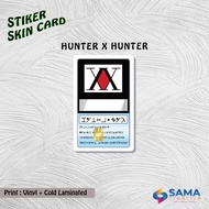 Hunter X Hunter License Sticker Skin Card - Vinyl ATM Debit Credit, Emoney, Flazz, Access Card Stick