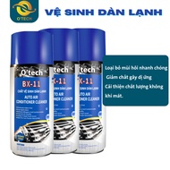 Bình Vệ Sinh Điều Hòa Ô Tô O-Tech BX-11 Kháng Khuẩn Làm Sạch Nhanh Hương Thơm Dễ Chịu - Chai 450ml