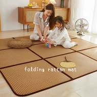 Foldable japanese Style tikar buluh/Size 60x180-180x240cm Cool soundproof and moistureproof/tatami c