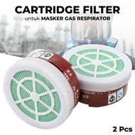 2 PCS Organic Respirator Gas Mask Filter Cartridge, Practical Solution to Replace Your Mask Filter -