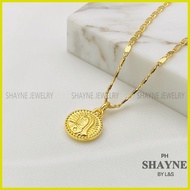 ☇◑ ♟ ═ SHAYNE Jewelry 18k Bangkok mamamary kwintas  Gold Pendant Necklace for women 661n