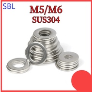 [SS-HX] 304 Stainless Steel Ultra-Thin Flat Washer Flat Washer Meson M5/M6