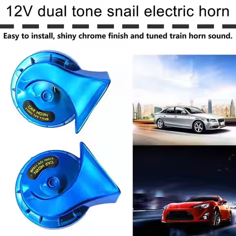 Universal Loud 400db 12v Electric Snail Horn Boat Car Auto Truck Replacement Parts Sound Raging For 
