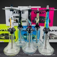 Arabian Hookah Amotion Vavle Racing Hookah Single Tube Gift Box Stainless Steel Hookah