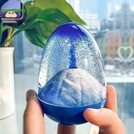 Warmwing Eggshell Volcanic Eruption, Floating Sand Volcanic Eruption Ornament, Acrylic Crystal Liqui