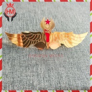 MERAH Red Star Tread Pin - Scout Tapak Tilas Wing - Harapan Mulya