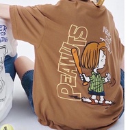 CMA Oversize อก 46 [ Korea Cotton] “ Peanuts Baseball “ ผ้าคอตตอนเกาหลี อยู่ทรง