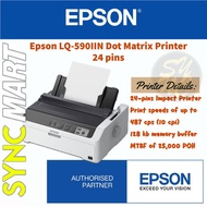 Epson LQ-590II Impact Printer | 24 pins | LQ-590II l 590 | LQ 590 II | Epson Impact Printer | Epson Dot Matrix Printer