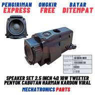 Speaker Set 2.5 Inch 4Ω 10W Tweeter Penyok Cabutan Harman Kardon Viral 2.5" Box Hifi Mid Low High
