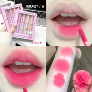 CAPPUVINI Cat Cotton Mist Soft Focus Lipstick Set Nude Matte Cream Lipstick Student Cheap Lip Glaze 