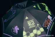 全新 7-11 x EVA 新世紀福音戰士 限量精品 手柄投影 60CM 直身 雨傘 直遮 自動打開 人造纖維 防紫外光 UV PROTECTION PONGEE FABRIC AUTO OPEN P