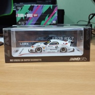 Inno64 RX7 [FD3S] LB-Super Silhouette (White) 1:64 Scale
