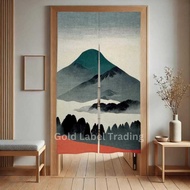 Japanese Noren, Japanese Door Curtain, Japanese Pattern Hemp Curtain, Japanese Mountain curtain, Doo