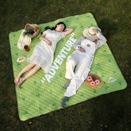 日本霜山 戶外用便攜式加厚防水防潮野餐墊(200x200cm)-多色可選