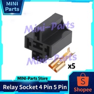 Relay Socket for 30A Relay 5 Pin set 6.3mm Auto Vehicle Relay Socket Holder