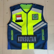 rompi konsultan pengawas proyek safety k3