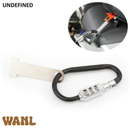 [WANL] Anti-Theft Helmet Lock Combination Code Lock w/T-Bar CNC Luggage Handlebar Padlock For Motorc