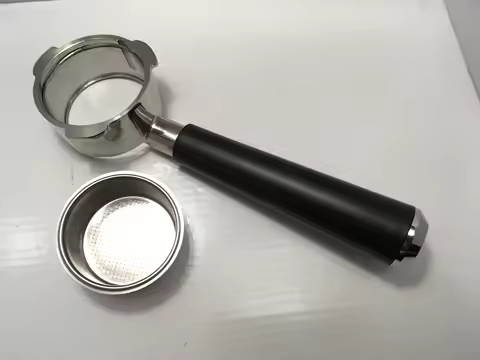 SUS304 Bottomless-Filter Holder Portafilter 60mm 15-20bar for Espresso Coffee Maker Parts Inner 51mm
