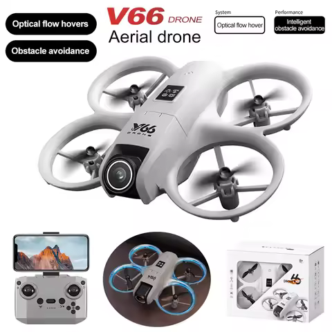 NEW Original V66 MINI Drone 4K Professional HD Aerial Photography Obstacle Avoidance FPV Dron HD Dua