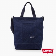 Levis 男女同款 手提、肩背兩用丹寧拉鍊托特包 / 精工刺繡Logo 人氣新品